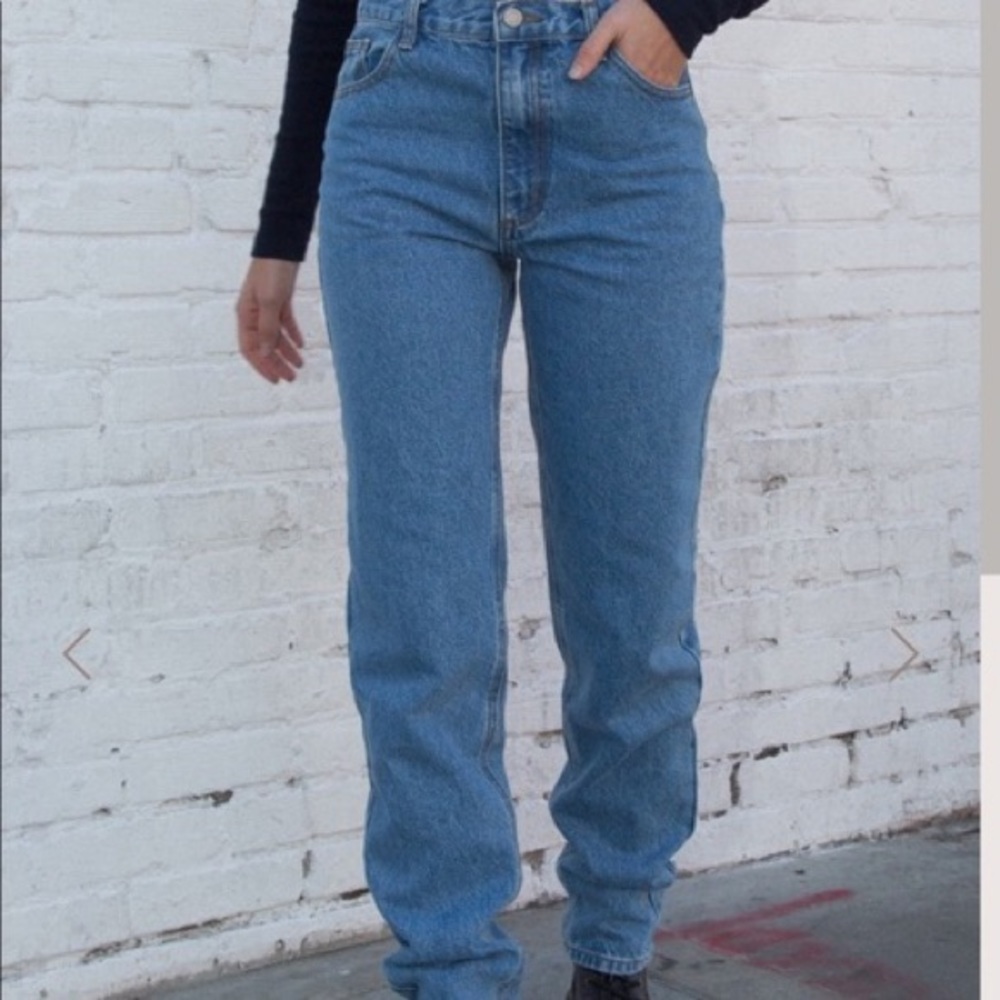 Brandy Melville Medium Wash Mom Jeans